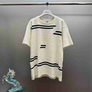 Loewe Men's Cream Knit Short-Sleeve T-Shirt